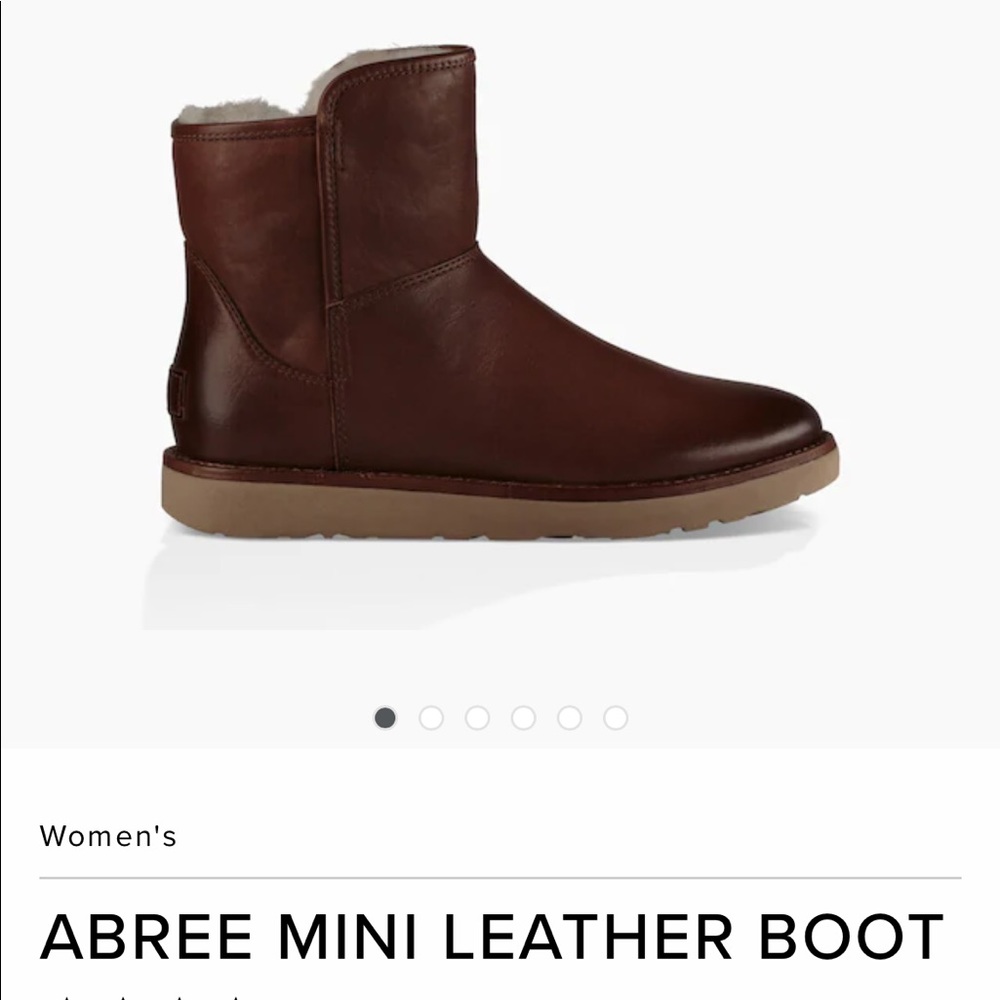 Ugg Abree Mini Leather Boots